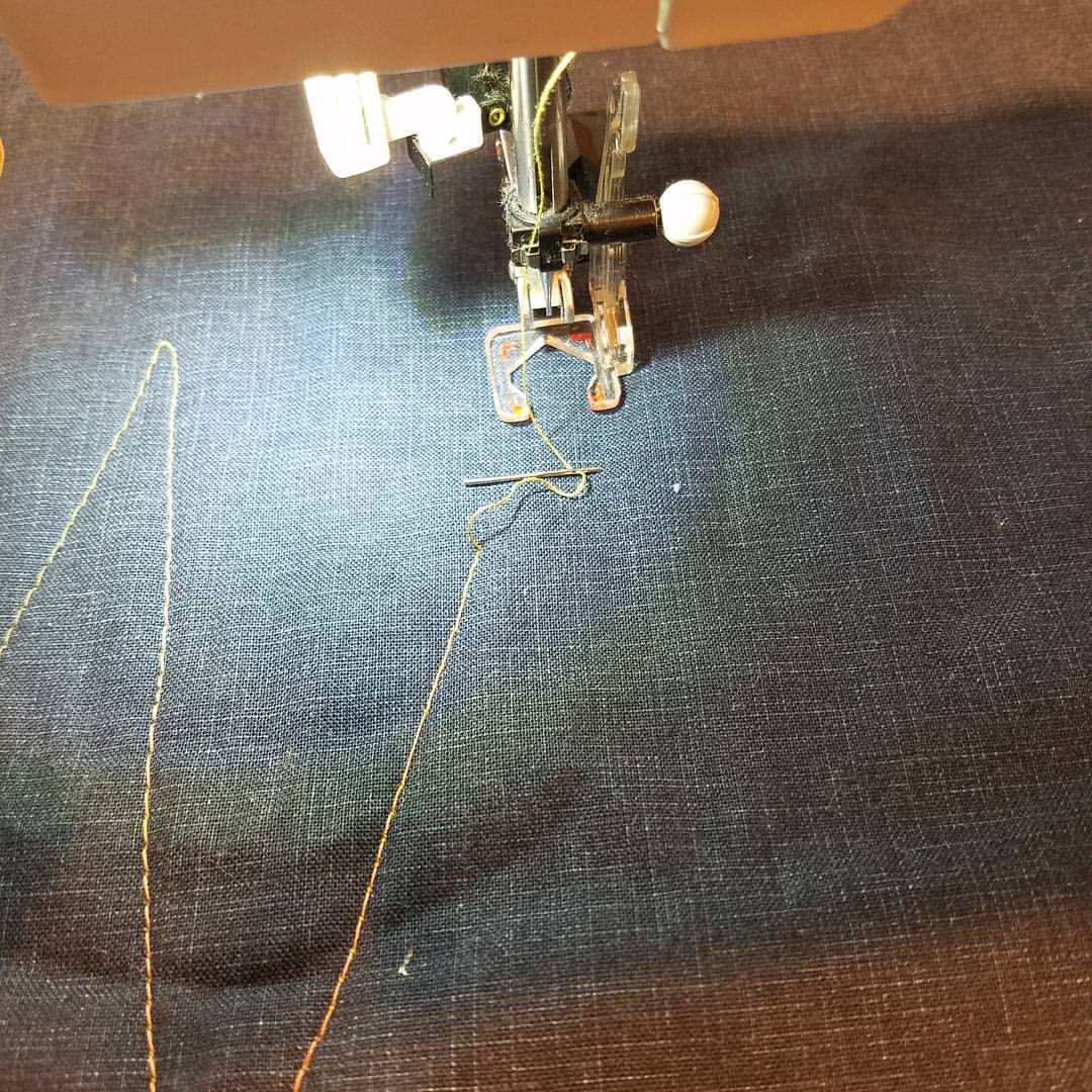 Broken needle